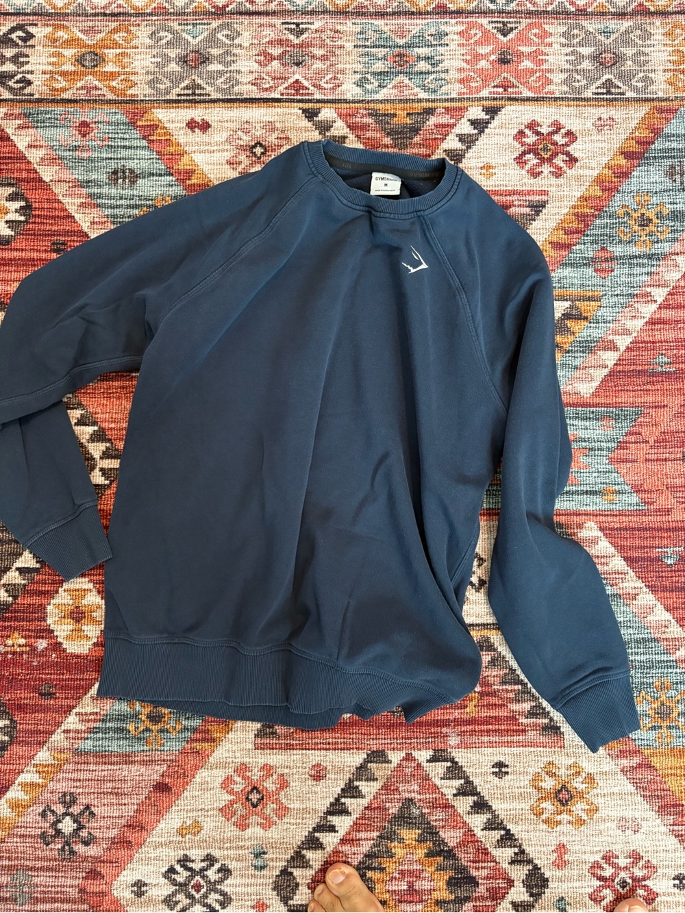 Men’s medium Navy Gymshark Crew